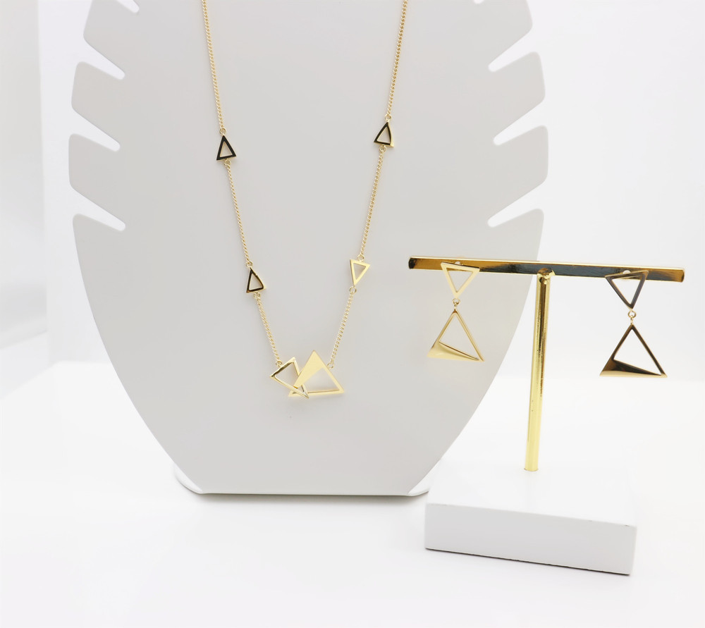 Triangle star stainless steel pendant