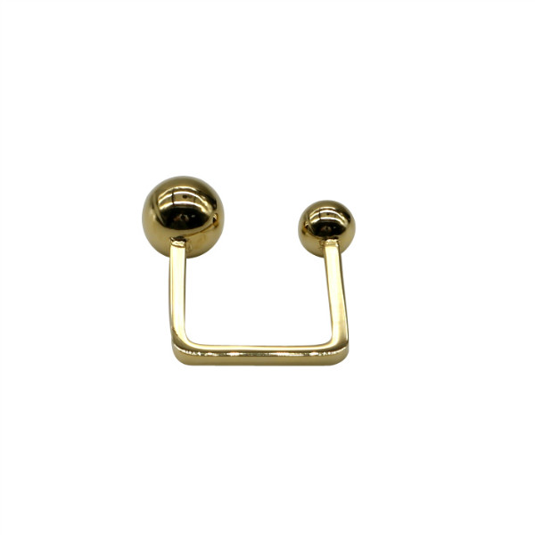 double ball stainless ring