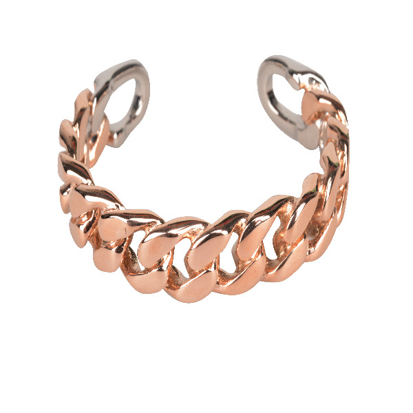 Interwined hoop bangle