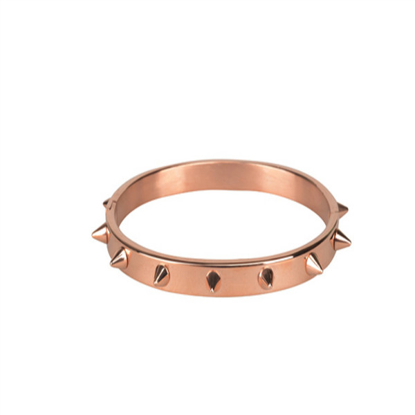 rivet stainless bangle